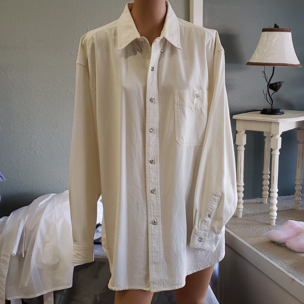 Light denim jacket size XL